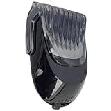 Click-on Bartstyler Aufsatz RQ111 RQ111/60 kompatibel mit Philips Einstellbar, schwarz, Trimmen mit Stylen und Rasieren Series S5000 S7000 S9000