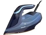 Philips Azur 8000 Serie Dampfbügeleisen - 55 g/min Dauerdampf, 240 g Dampfstoß, 3000 W, OptimalTEMP-Technologie, SteamGlide Elite, Hellblau (DST8020/20)