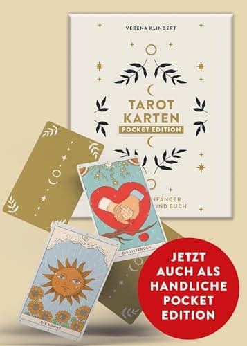 Tarotkarten Pocket Edition: Tarotkarten mit Buch, Set für Anfänger: Beschreibungen zu Fragen & Karten für die kleinen Momente zwischendurch