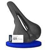 Alpensattel 3.0 Race+ Leistungsstarker und komfortabler Fahrradsattel für Damen und Herren - Ergonomischer Sportsattel | Entlastet Wirbelsäule & unteren Rücken | 3D Memory Foam+