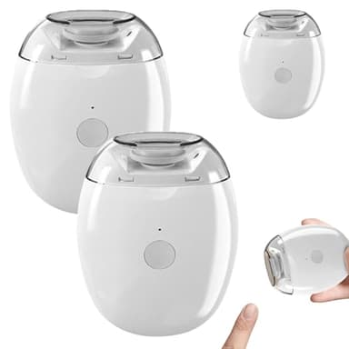 2 PC Universeller Automatischer Nagelschleifer,Elektrische Nagelfeile mit LED-Licht & 3 Gesch,Wiederaufladbare Elektrischer Nageltrimmer, Automatische Fingernagel Grinder Für Familie (2 STK)