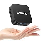 ACEMAGICIAN V1 Mini PC Win11 PRO 16 GB DDR4 512 GB SSD,Ιntel Alder Lake-N97(Bis zu 3,6 GHz) Micro Desktop Computer Für Business/Office/Multimedia|HDMI+DP|USB3.2