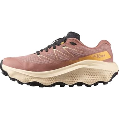 Salomon Damen Ultra Flow 2 Gore-TEX, vielseitige Trailrunning Schuhe für Komfort, ideal für Wanderungen und Trailrunning bei Outdoor-Abenteuern, Dunkelblau, 39 ⅓
