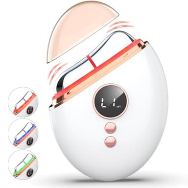 EMS Gua Sha, Profey Gesichtsmassagegerät, Gua Sha Elektrisch mit Wärme, EMS Gerät Gesicht mit Rotlicht, Blau, Grün, Gesicht Lifting Gerät Für Gesicht Anti Falten Anti Aging