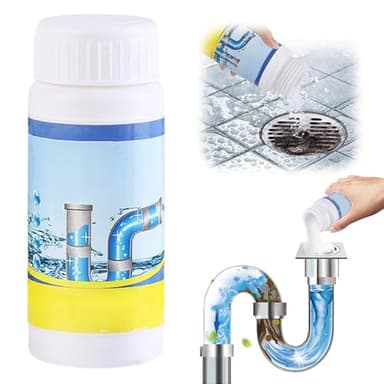 Abflussreiniger Schaum Extra Stark, 2025 Neu Rohrreiniger Extrem Stark, Sink Und Drain Cleaner Hochwirksamer Rohrreiniger Mit Aktivschaum für Waschbecken, Toiletten, Badezimmerabflüsse (1Pcs)