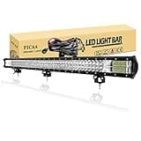 PICAA Led Arbeitsscheinwerfer 39 Zoll 100.5CM 540W Led Lichtbalken 12V Mit Kabelbaum Led Zusatzscheinwerfer Bar Spot Flutlicht LED Arbeit Licht Bar für SUV Offroad ATV UTV Traktor 4x4 Auto