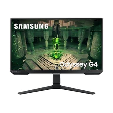 Samsung Odyssey G4B Gaming Monitor LS25BG400EU, 25 Zoll, IPS-Panel, Full HD-Auflösung, AMD FreeSync Premium, G-Sync kompatibel, 1 ms (G/G) Reaktionszeit, Bildwiederholrate 240 Hz, Schwarz