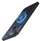 TORRAS Dr. Ultra Dünn 2024 Neu für iPhone 15 Pro Hülle für MagSafe [Nr. 1 Magnetkraft] Extrem Stoßfest Kratzfest iPhone 15 Pro Case(Samtiger Griff & Elegantes Aussehen)Slim Handyhülle Schwarz