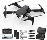 Drohne mit Kamera HD 4K,RC Faltbare FPV WiFi Live Ãœbertragung Drohne für Kinder Anfänger,2 Akku Lange Flugzeit,Headless Modus,Flugbahnflug,Hindernisvermeidung,One Key Start/Landen,Headless Modus-A4