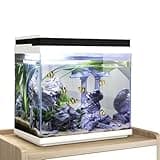 AquaOne Aquarium Komplettset LED mit Pumpe HNE-380 I Kleines Nanoaquarium 26 Liter mit Filteranlage I Mini Nano Becken Set für Fische und Garnelen