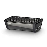 Enders Aurora Mirror raucharmer Tischgrill, mit Guss-Rost, Holzkohle-Grill, kleiner Grill, Balkon-Grill, Picknick-Grill, Camping-Grill, Grill mit Belüftung, black #1365