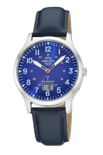 Master Time Funk Quarz Herren Uhr Analog-Digital mit Leder Armband MTGA-10958-32L
