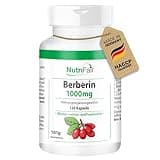 Berberin 1000mg - mit 20mg Zink und 1000mg Berberin HCL pro Tagesdosis - 120 Kapseln - Hochdosiert - 100% Vegan – Deutsche Produktion & Laborprüfung - NutriFair | Premium & Fair