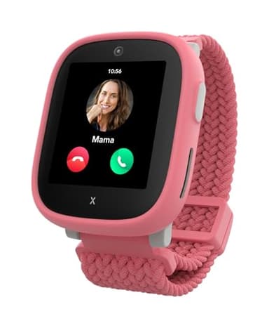 XPLORA X6 Play - wasserdichte Telefon Uhr für Kinder (mit SIM-Karte) 4G, Anrufe, Nachrichten, Schulmodus, SOS-Funktion, GPS, Kamera, Schrittzähler - inkl kostenlosem Tarif-Vertrag für 3 Mon. (ROSA)