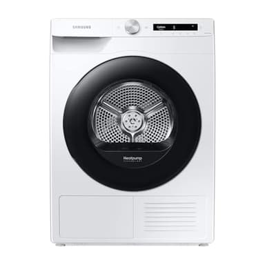 Samsung DV8GT5220AW/S2 Wärmepumpentrockner, 8 kg, Simple Control mit WiFi und Auto Cycle Link, Digital Inverter Motor, Knitterschutz und Komfort 2-in-1 Filter, Weiß