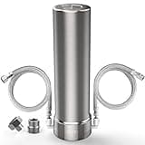 SimPure V7 Untertisch Wasserfiltersystem 75.000 Liter, 5 Stufe Edelstahl Unter Waschbecken Wasserfilter, Direkter Verbinden mit Küchenhahn, Reduzieren 99% Blei, Chlor, Schlechten Geschmack