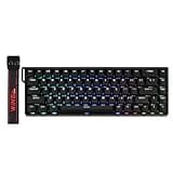 EPOMAKER Aula WIN68 HE 65% Kabelgebundene Magnetische Tastatur mit Einstellbarer Betätigung, Hall-Effekt-Tastatur mit 0,3ms Latenz, 8000 Hz Polling Rate, Hot-Swap, für Win/Mac (Schwarz)