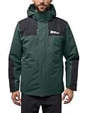 Jack Wolfskin Herren Jasper 3in1 Jkt M, Black Olive, M EU