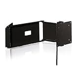 Caratec Flex CFW301S TV-Wandhalter mit 3 Drehpunkten besonders geeignet für Wohnmobile oder Wohnwagen, verriegelbar, schwarz