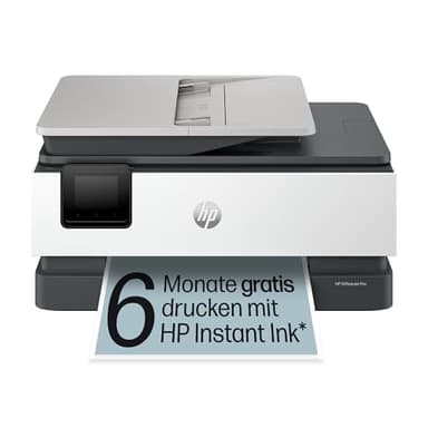 HP OfficeJet Pro 8122e Multifunktionsdrucker, 6 Monate gratis drucken Instant Ink inklusive, Drucker, Scanner, Kopierer, Fax, WLAN, LAN, Duplex, ePrint, Airprint, Basalt