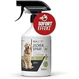 ReaVET Zeckenschutz Hund, Zeckenspray 500ml - Zeckenmittel mit Schwarzkümmelöl I Sofortschutz gegen Zecken I Zecken-Spray für Welpen I Zeckenabwehr