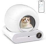 Gerbala Intelligente Selbstreinigende Katzentoilette, 65L Katzenklo Selbstreinigend Geruchsbeseitigung, App-Steuerung, Große Fassungsvermögen Automatisches Katzentoilette für Mehrere Katzen