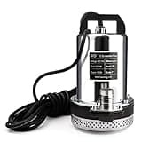 BACOENG DC 24V Tauchpumpe Solar Wasserpumpe, Geeignet zum Pumpen von Sauberem/Schmutzwasser