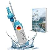 Comet VipPlus wasserpumpe 12v - mit Rückschlagventil (fest) + Filter mit Set Camping Ebook - 12v wasserpumpe für Wohnmobil, Wohnwagen- tauchpumpe 12v - wasserpumpe wohnmobil