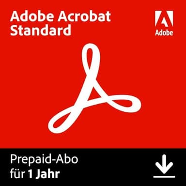 Adobe Acrobat Standard | PDF-Erstellung & Bearbeitung | 1 Jahr | WIN/MAC|Download | Aktivierungscode per Email