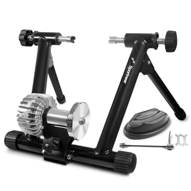 Sportneer Fluid Bike Trainer Ständer, Indoor Fahrrad Training Stand schwarz