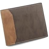 WZCZZHA Herren geldbörse, portmonee Herren Modische Geldbeutel – Männer Brieftasche im klassischen Design hochwertige für den modernen Mann. (braun)