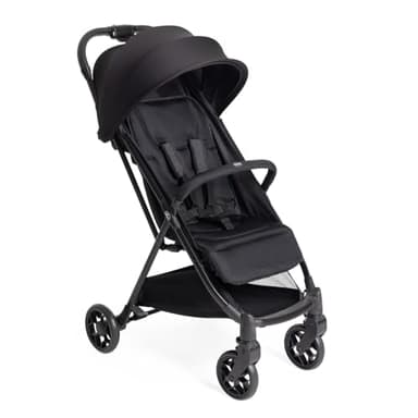 Chicco Urbino Kinderwagen Ab Geburt bis 4 Jahren (max. Belastbarkeit 25 kg), Praktisch und leicht, Zusammenklappbarer Buggy,Einhandverschluß, Verstellbare Rückenlehne und Fußstütze, Verdeck, Schwarz