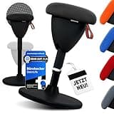 SteinLife Cone Bürohocker Ergonomisch [TESTSIEGER] Stehhocker Höhenverstellbar [58-83cm] Ergonomischer Hocker für Büro [Schwingeffekt] Wackelhocker Sitzhocker | Arbeitshocker rutschfest