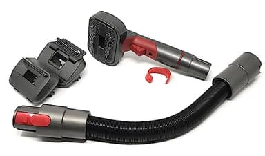 Haustierpflege- Set Tierhaarbürste Tierhaar Kamm mit 3 Aufsätze und Verlängerungsschlauch, Pet Groom Tool kompatibel mit Dyson V7, V8, V10, V11, V12, V15, Gen5