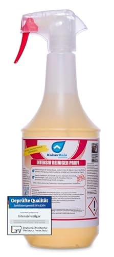 KaiserRein Intensivreiniger Küchenreiniger - Profi Fettlöser Spray 1L - Entfernt effektiv Fett und hartnäckige Verschmutzungen in der Küche, Gastronomie, Grill, Oberflächen