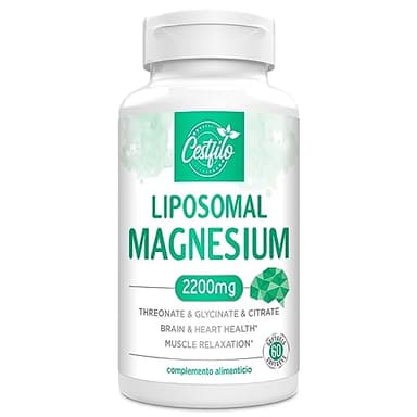 Liposomaler Magnesium-Komplex 2200mg, glutenfrei, 60 Weichkapseln Hochdosierte natürliche. Geeignet für Frauen, Männer (60 Stück (1er Pack))