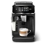 Philips 2300 Series Kaffeevollautomat - 4 Getränkesorten, Touchscreen-Display, LatteGo-Milchsystem, SilentBrew, 100% Keramikmahlwerk, AquaClean Filter. Mattschwarz (EP2330/10)