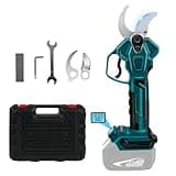 Akku Astschere Kompatibel mit Makita 18 v (No Batterie), Max Öffnung 65 mm, 40 mm Schnittdurchmesser, LCD Display Elektrische Gartenschere Wiederaufladbare Baumschere für Baumzweige, Blumen