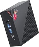 ACEMAGICIAN AM06Pro Mini PC, AMD Ryzen 7 5700U (8C/16T, bis zu 4.3Ghz),16GB DDR4 512GB M.2 SSD Windows 11 Pro Mini PC mit 4K Triple Display |Type-C | Dual LAN | WiFi6 | BT5.2