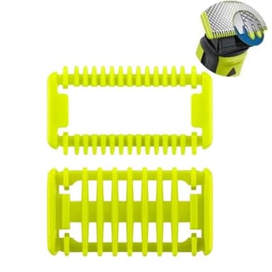 ZEPIQOR Trimmaufsätzen Kompatibel QP2520 QP2530 QP2620 QP2630 & One Blade Pro 360 QP6510 QP6520, Guide Comb 1/2/3/5 MM Stoppelkämme & Haut & Körperkamm