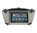 Costum fit Autoradio für Hyundai IX35 Android GPS Bluetooth WiFi Dab USB Full HD Touchscreen Display 7" Easyconnect