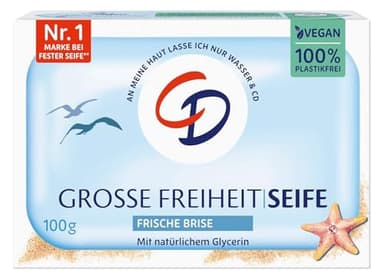 CD | MILDE SEIFE GROSSE FREIHEIT | "frische Brise" | vegan & ohne Mikroplastik | 100g