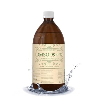 DMSO 500ml 99,9% pharmazeutische Qualität & Reinheit - DMSO Dimethylsulfoxid ph. EUR unverdünnt in lichtgeschützter Braunglas Apothekerflasche - DMSO 99,9% 500ml