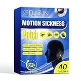 Packung mit 80 Tabletten gegen Seekrankheit Anti Nausea Seasickness Patches zur Linderung von Erbrechen, Übelkeit und Schwindel bei Auto-, Boots- und Flugreisen