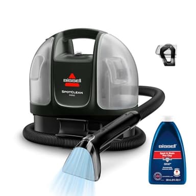 Bissell SpotClean Mini Polsterreiniger Gerät mit Kabel, Tragbarer Teppichreiniger, Optimal für schnelle Reinigungen, Kompakt & Leicht Waschsauger, Mobiler Nasssauger für Auto, Boot, Sofa & Mehr, 41491