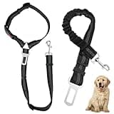 Diompirux 2er-Pack Premium Hunde Anschnallgurt, Sicherheitsgeschirr Hund mit Universelle Schnalle, verstellbares Hundesicherheitsgeschirr, für alle Kleine, Mittlere Hunde, Katzen und Alle Autotypen