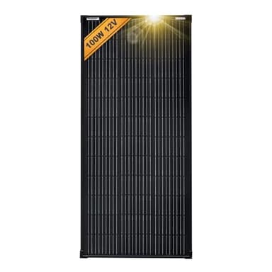 enjoy solar Mono 100W 12V Monokristallines Solarpanel Solarmodul Photovoltaikmodul ideal für Wohnmobil, Gartenhäuse, Boot