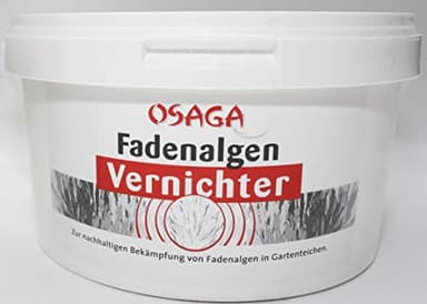 OSAGA Fadenalgenvernichter für bis zu 90.000 Liter, Fadenalgen, Algenvernichter für Aquarien- und Teichwasser - Inhalt: 3.000 g