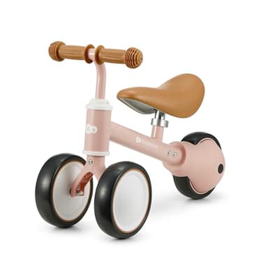 Kinderkraft Laufrad Cutie, Lernlaufrad, Kinderlaufrad, Lauflernrad, Fahrrad ohne Pedale, Dreirad, Aus Metall, Modernes Design, Sichere Konstruktion, für Kinder ab 1 Jahr, Rosa