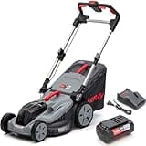 IKRA Bosch 36V 3in1 Rasenmäher Mulchmäher IB-LM 43, Rasenflächen bis 600m², Schnittbreite 43cm, Schnitthöhe 30-75mm, inkl. Akku 36V 4Ah & Ladegerät